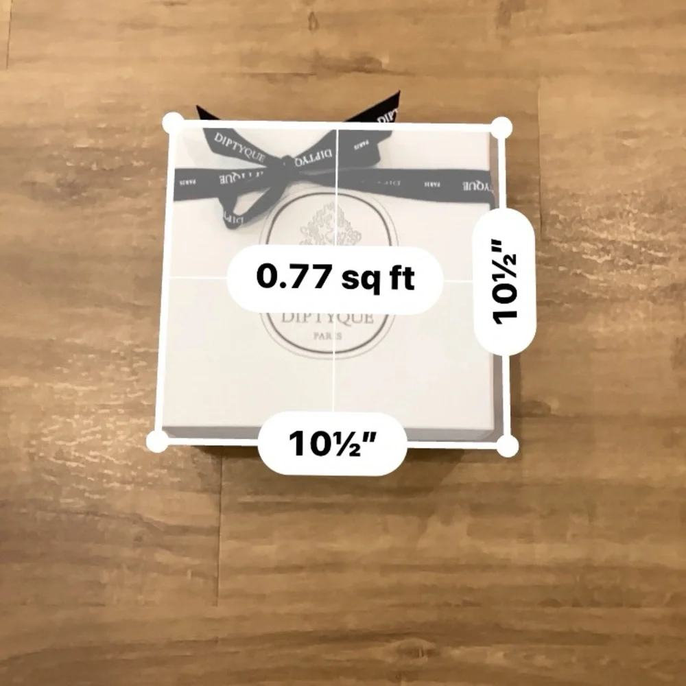 diptyque White Gift Box with Black Ribbon
